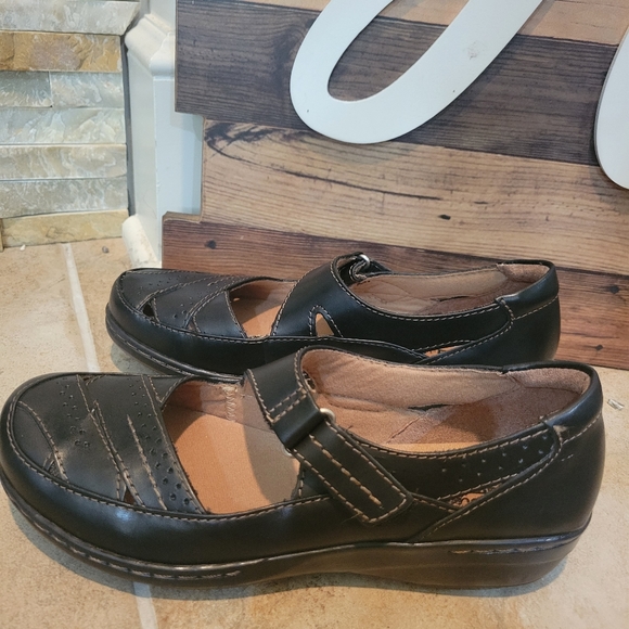 Clarks Collection Black Evianna Crown Mary Jane Lo - Picture 3 of 7